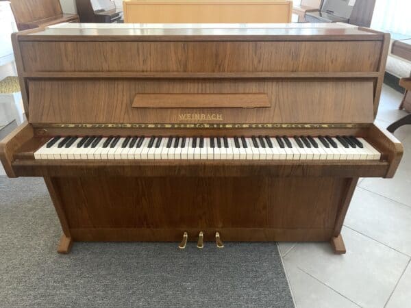 České piano Weinbach, klavír s moderátorem / 3. pedál, malé piano 020PH