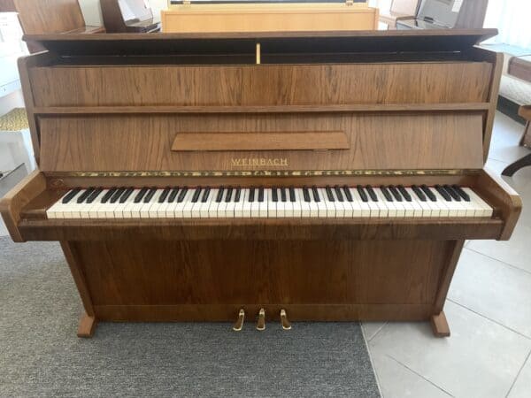 České piano Weinbach, klavír s moderátorem / 3. pedál, malé piano 020PH