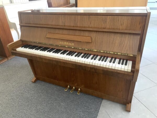 České piano Weinbach, klavír s moderátorem / 3. pedál, malé piano 020PH