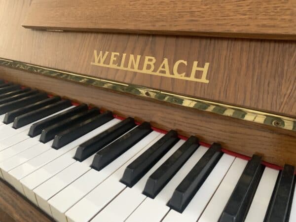 České piano Weinbach, klavír s moderátorem / 3. pedál, malé piano 020PH