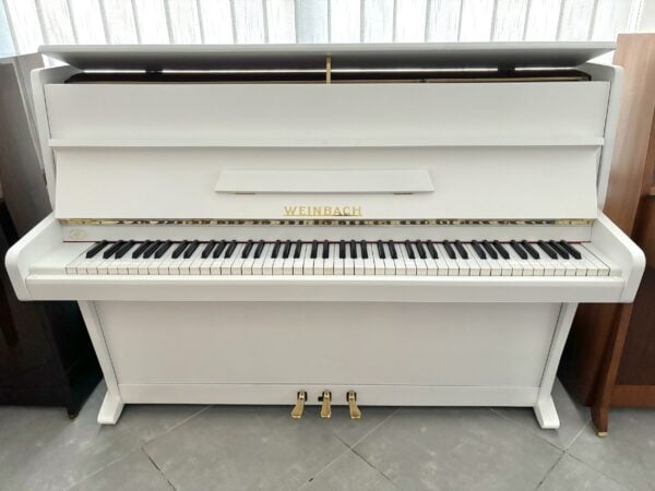 Bílé piano Weinbach, české pianino, bazar bílé piano Plzeň 007PB