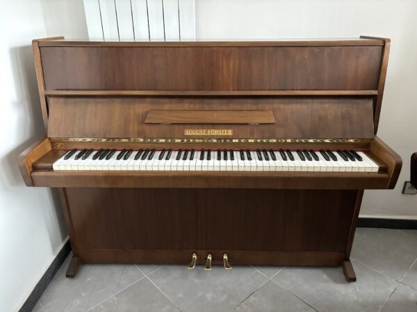 Ořechově hnědé piano A. Förster, české pianino, bazar pian Plzeň 013PH