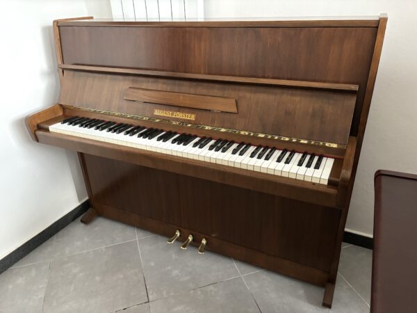 Ořechově hnědé piano A. Förster, české pianino, bazar pian Plzeň 013PH